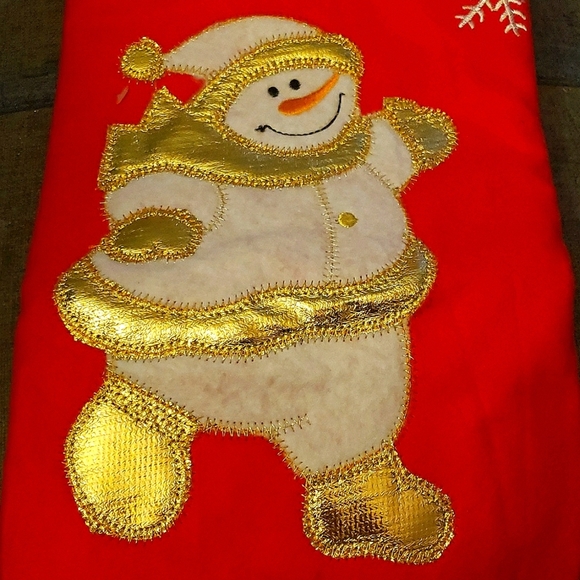 Pepperlonley Snowman Themed 36" Tree Skirt - Picture 3 of 7